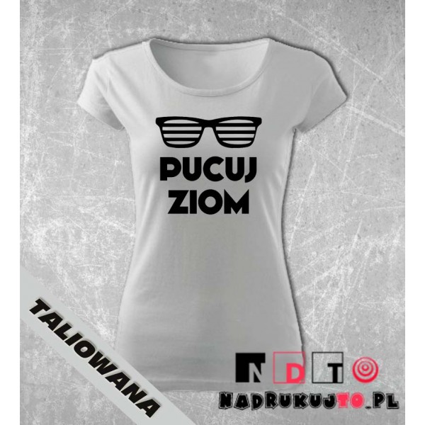 Koszulka z nadrukiem - Pucuj ziom Koszulka z nadrukiem - Pucuj ziom