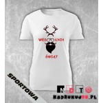 Koszulka z nadrukiem - Wesołych świąt Koszulka z nadrukiem - Wesołych świąt