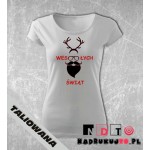 Koszulka z nadrukiem - Wesołych świąt Koszulka z nadrukiem - Wesołych świąt