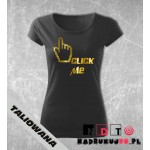 Koszulka z nadrukiem - Click me Koszulka z nadrukiem - Click me