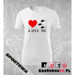 Koszulka z nadrukiem - Love me Koszulka z nadrukiem - Love me