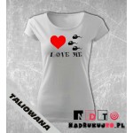 Koszulka z nadrukiem - Love me Koszulka z nadrukiem - Love me