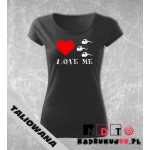 Koszulka z nadrukiem - Love me Koszulka z nadrukiem - Love me
