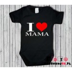 Body dziecięce z nadrukiem - i love mama (kocham mamę) Body dziecięce z nadrukiem - i love mama (kocham mamę)