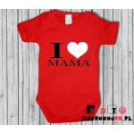 Body dziecięce z nadrukiem - i love mama (kocham mamę) Body dziecięce z nadrukiem - i love mama (kocham mamę)