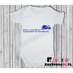 Body dziecięce z nadrukiem - Patrz w lusterka - motocykle są wszędzie! Body dziecięce z nadrukiem - Patrz w lusterka - motocykle są wszędzie!
