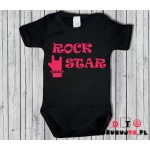 Body dziecięce z nadrukiem - rock star Body dziecięce z nadrukiem - rock star
