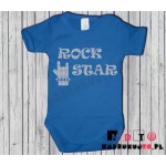 Body dziecięce z nadrukiem - rock star Body dziecięce z nadrukiem - rock star