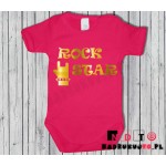Body dziecięce z nadrukiem - rock star Body dziecięce z nadrukiem - rock star