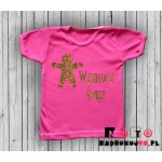 Koszulka niemowlęca z nadrukiem - Ciasteczko Wesołych Świąt Koszulka niemowlęca z nadrukiem - Ciasteczko Wesołych Świąt