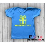 Koszulka niemowlęca z nadrukiem - Prezenty??? Koszulka niemowlęca z nadrukiem - Prezenty???