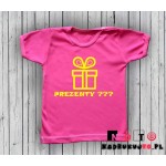 Koszulka niemowlęca z nadrukiem - Prezenty??? Koszulka niemowlęca z nadrukiem - Prezenty???