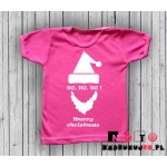 Koszulka niemowlęca z nadrukiem - ho! ho! ho! merry christmas Koszulka niemowlęca z nadrukiem - ho! ho! ho! merry christmas