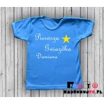 Koszulka niemowlęca z nadrukiem - pierwsza gwiazdka Koszulka niemowlęca z nadrukiem - pierwsza gwiazdka