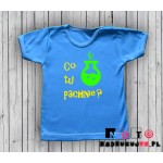 Koszulka niemowlęca z nadrukiem - co tu pachnie