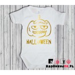 Body dziecięce z nadrukiem - straszna dynia na halloween Body dziecięce z nadrukiem - straszna dynia na halloween