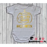 Body dziecięce z nadrukiem - straszna dynia na halloween Body dziecięce z nadrukiem - straszna dynia na halloween
