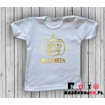 Koszulka niemowlęca z nadrukiem - straszna dynia na halloween Koszulka niemowlęca z nadrukiem - straszna dynia na halloween