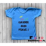 Koszulka niemowlęca z nadrukiem - cukierek albo psikus Koszulka niemowlęca z nadrukiem - cukierek albo psikus