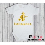 Body dziecięce z nadrukiem - czarownica na miotle Body dziecięce z nadrukiem - czarownica na miotle