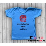 Koszulka niemowlęca z nadrukiem - czekoladka albo psikus