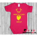Body dziecięce z nadrukiem - Wesołych Świąt Body dziecięce z nadrukiem - Wesołych Świąt