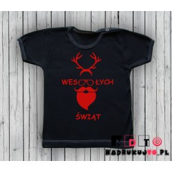 Koszulka niemowlęca z nadrukiem - Wesołych Świąt