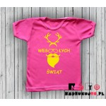 Koszulka niemowlęca z nadrukiem - Wesołych Świąt Koszulka niemowlęca z nadrukiem - Wesołych Świąt