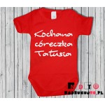 Body dziecięce z nadrukiem - Kochana córeczka Tatusia Body dziecięce z nadrukiem - Kochana córeczka Tatusia