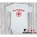 Body dziecięce z nadrukiem - Ratownik Body dziecięce z nadrukiem - Ratownik