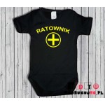 Body dziecięce z nadrukiem - Ratownik Body dziecięce z nadrukiem - Ratownik