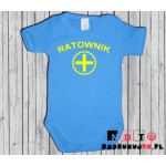 Body dziecięce z nadrukiem - Ratownik Body dziecięce z nadrukiem - Ratownik
