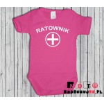 Body dziecięce z nadrukiem - Ratownik Body dziecięce z nadrukiem - Ratownik