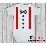 Body dziecięce z nadrukiem - Z muchą Body dziecięce z nadrukiem - Z muchą