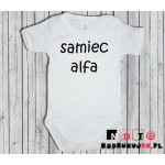 Body dziecięce z nadrukiem - Samiec alfa Body dziecięce z nadrukiem - Samiec alfa