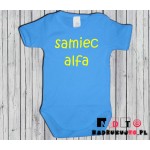 Body dziecięce z nadrukiem - Samiec alfa Body dziecięce z nadrukiem - Samiec alfa