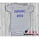 Body dziecięce z nadrukiem - Samiec alfa Body dziecięce z nadrukiem - Samiec alfa