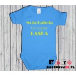 Body dziecięce z nadrukiem - Moja Babcia to super laska Body dziecięce z nadrukiem - Moja Babcia to super laska