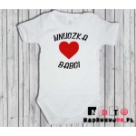 Body dziecięce z nadrukiem - wnuczka babci Body dziecięce z nadrukiem - wnuczka babci