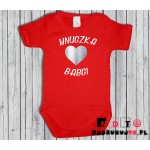 Body dziecięce z nadrukiem - wnuczka babci Body dziecięce z nadrukiem - wnuczka babci