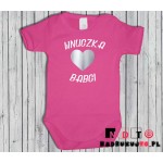 Body dziecięce z nadrukiem - wnuczka babci Body dziecięce z nadrukiem - wnuczka babci