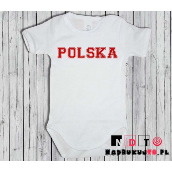 POLSKA - body dziecięce z nadrukiem POLSKA - body dziecięce z nadrukiem