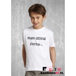 Koszulka dziecięca z nadrukiem - mam dzisiaj focha Koszulka dziecięca z nadrukiem - mam dzisiaj focha