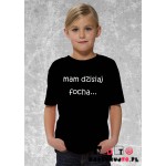 Koszulka dziecięca z nadrukiem - mam dzisiaj focha Koszulka dziecięca z nadrukiem - mam dzisiaj focha