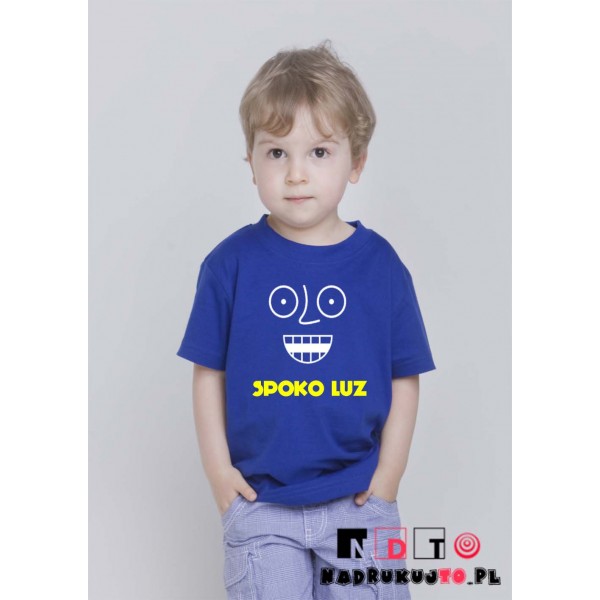 Spoko luz - koszulka dziecięca z nadrukiem Spoko luz - koszulka dziecięca z nadrukiem