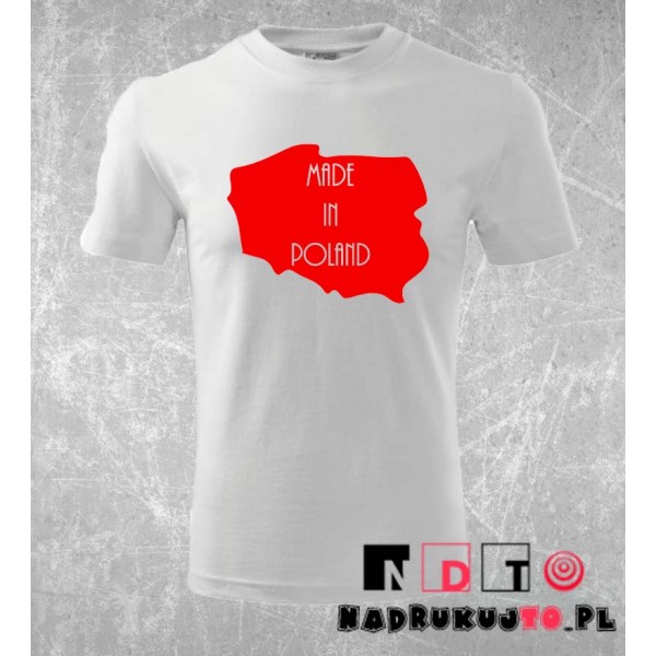 Koszulka z nadrukiem - Made in Poland Koszulka z nadrukiem - Made in Poland