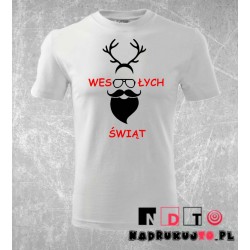 Koszulka z nadrukiem - Wesołych świąt