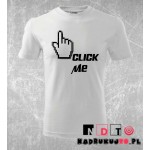 Koszulka z nadrukiem - Click me Koszulka z nadrukiem - Click me