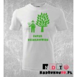 Koszulka z nadrukiem - Super działkowiec Koszulka z nadrukiem - Super działkowiec