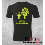 Koszulka z nadrukiem - Super działkowiec Koszulka z nadrukiem - Super działkowiec